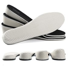 1 Pair Memory Foam Invisible Height Increase Insole Soft Breathable Heel Lifting