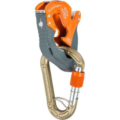 Climbing Technology Click-Up Plus Belay Device W/HMS - Orange (434546)
