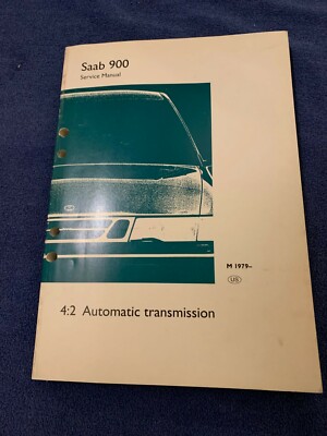 1979-1985 Classic Saab 900 Factory Automatic Transmission  Service Repair Manual