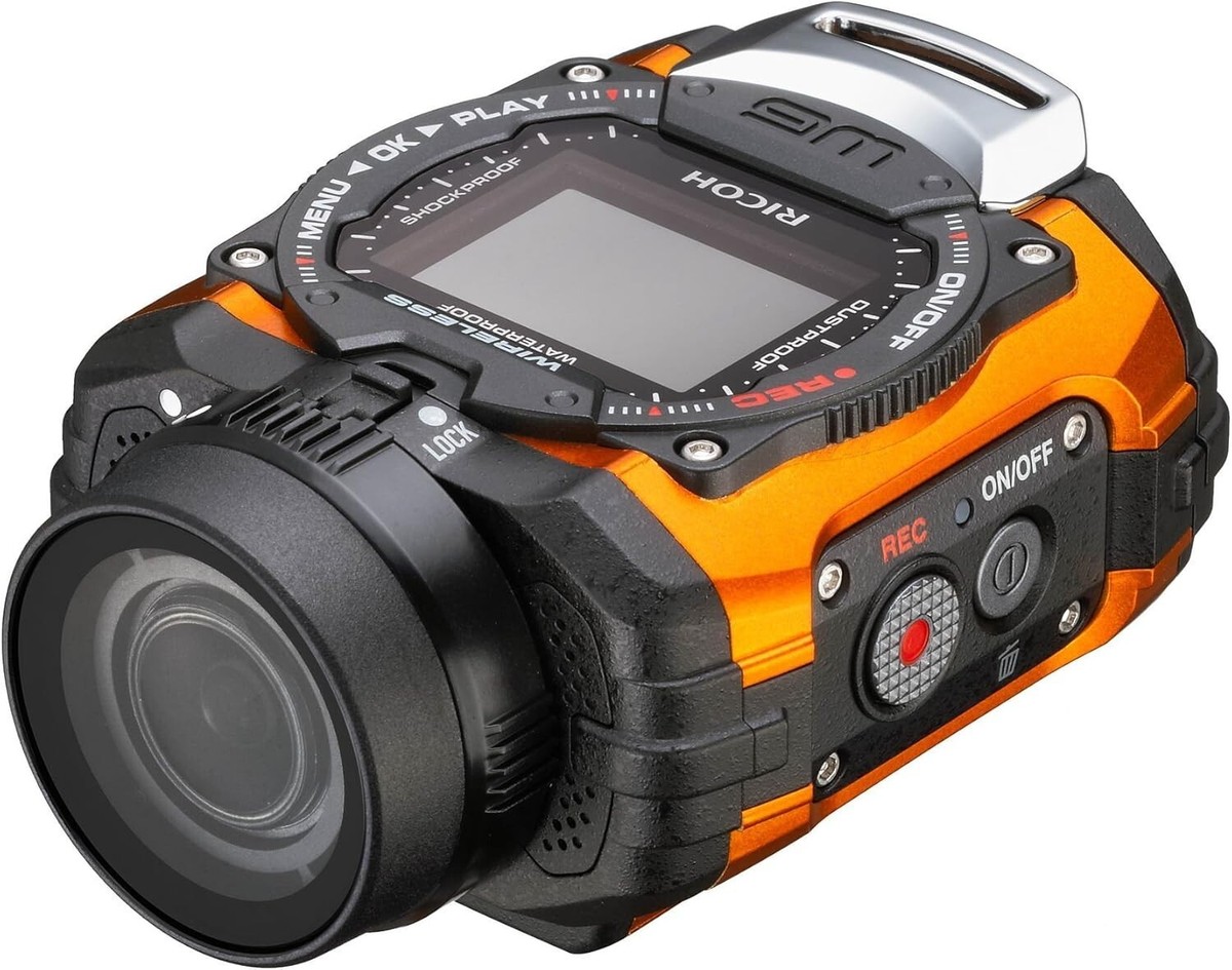RICOH Waterproof Action Camera WG-M1 Orange WG-M1 OR 08286 | eBay