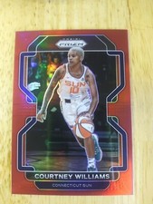 Courtney Williams | 2022 Panini Prizm WNBA Red #113 Connecticut Sun /199.