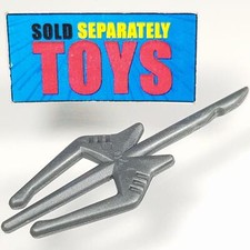 Vtg Battle Beast Sawtooth Shark #20 TRIDENT spear original gray weapon accessory