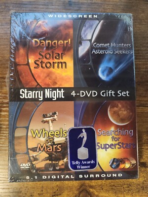 Starry Night Skyvoyager 4 DVD Set Danger! Solar Storm Wheels On Mars Asteroids