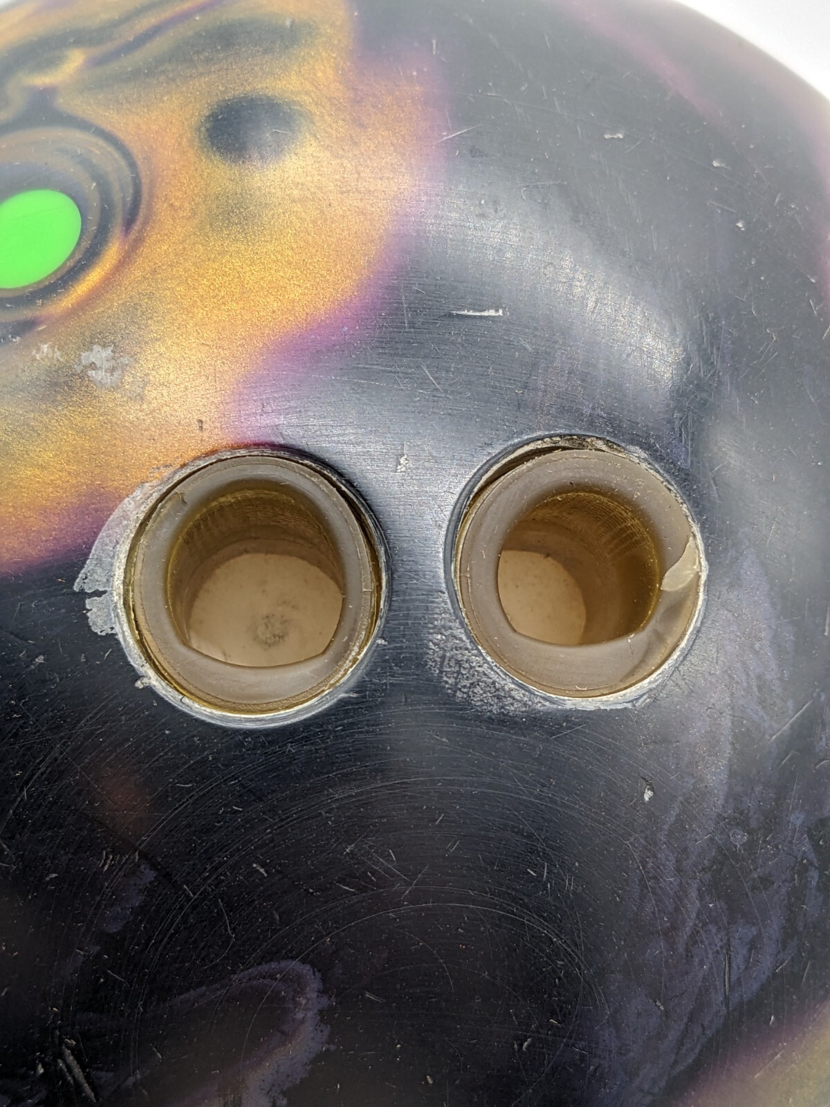 Hammer The Sauce Bowling Ball 15lb Used Made in USA Multicolor Crack eBay