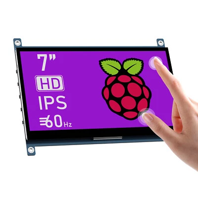 Monitor 7 pollici Raspberry Pi 1024X600 HDMI display touch screen per Windows 10/8/7