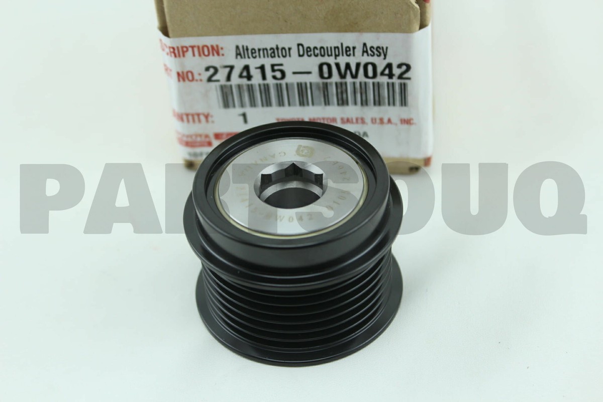 274150W042 Genuine Toyota PULLEY, ALTERNATOR W/CLUTCH 27415-0W042 