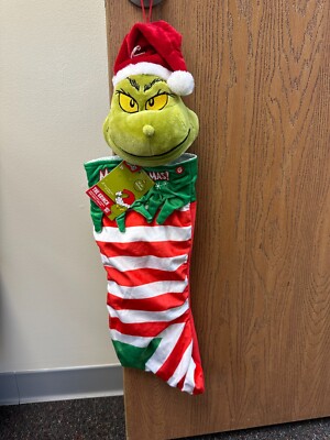 Dr Seuss How The Grinch Stole Christmas Talking Singing Christmas Stocking