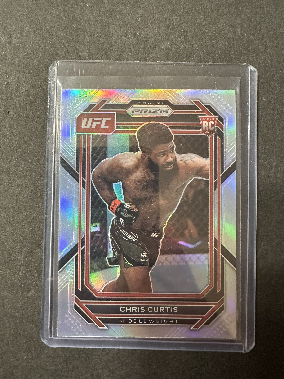 2023 Panini Prizm UFC Chris Curtis #105 Silver Rookie RC