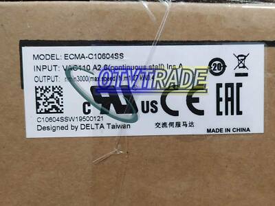 1PC NEW Delta Servo Motor ECMA-C10604SS
