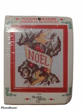 New Berlin Creative Crafts Counted Cross Stitch Christmas Patterns Noel Frame