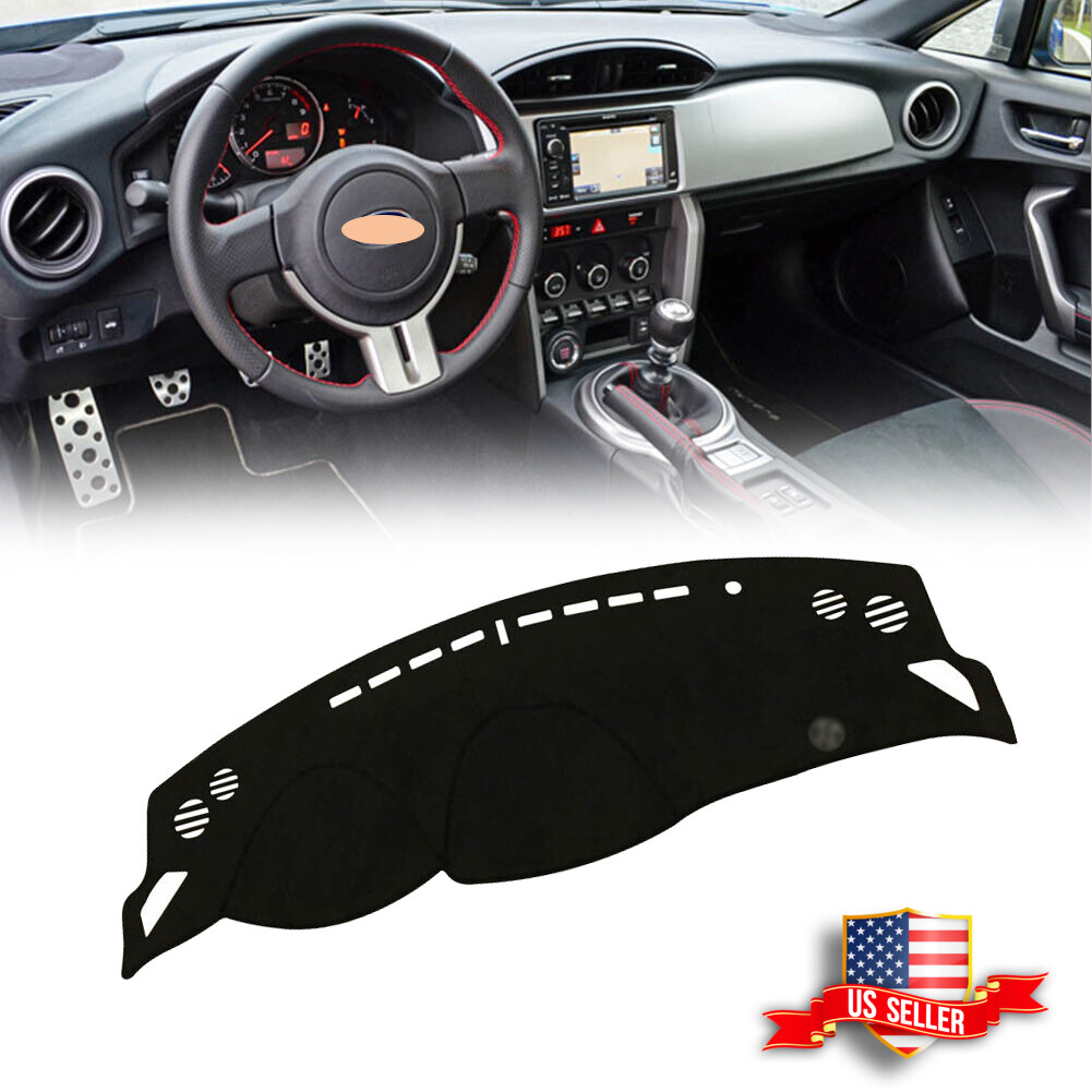 Black Dash Cover Dashboard Mat For 2013-2016 Toyota 86 Scion FRS Subaru BRZ – GTINTHEBOX
