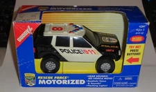 Buddy L Rescue Force Smaller Motorized Police SUV NIB Works Lights and Sounds