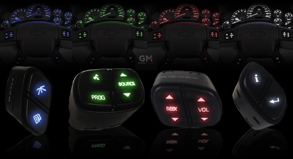 Kit de actualización de bombilla de tablero a LED en verde 2003 04 05 06 Silverado Sierra Tahoe +más Foto 2 de 4