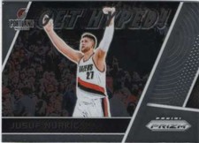 2017-18 Panini Prizm Basketball Get Hyped #15 Jusuf Nurkic Blazers 