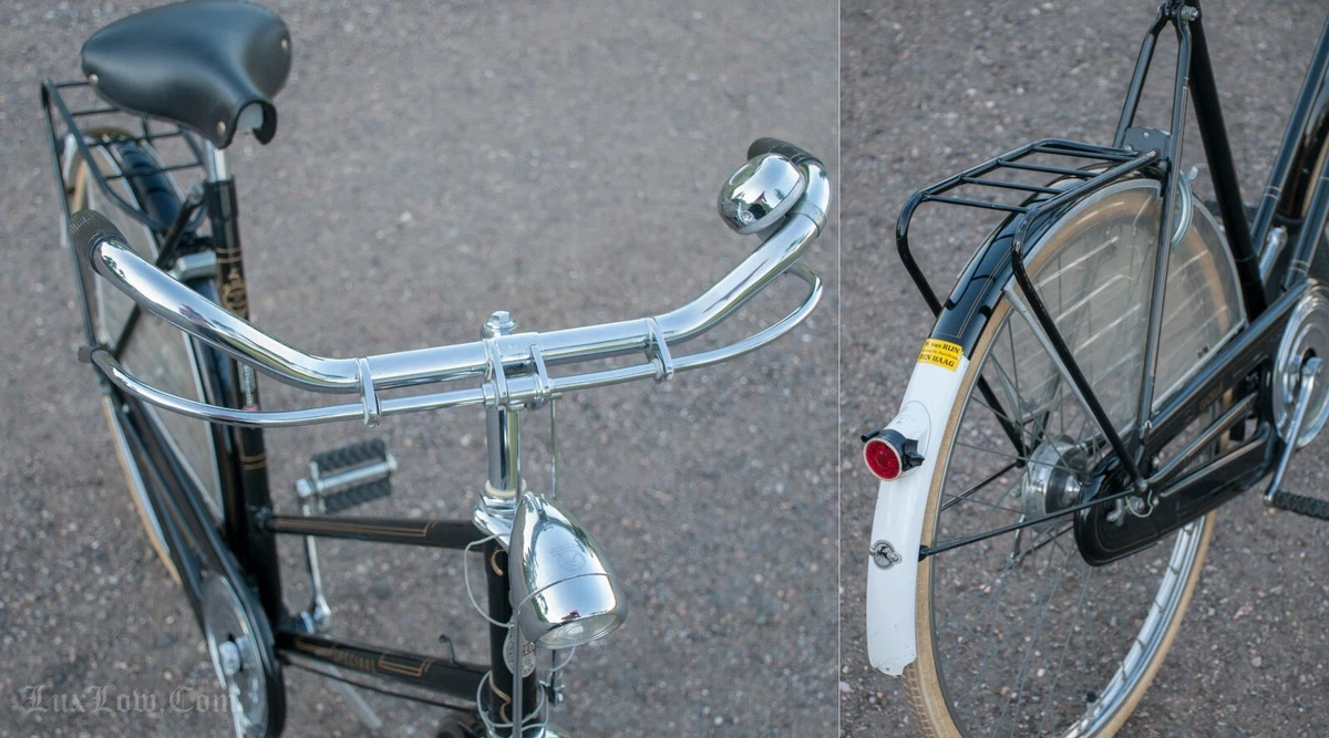 1960s Vintage Ladies Gazelle Speciaal Rod Drum Brake Bicycle Dutch Cruiser Bike