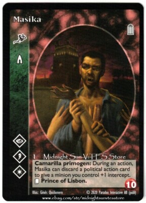 Masika Advanced Toreador Anthology I 2020 BCP V:TES VTES Vampire CCG