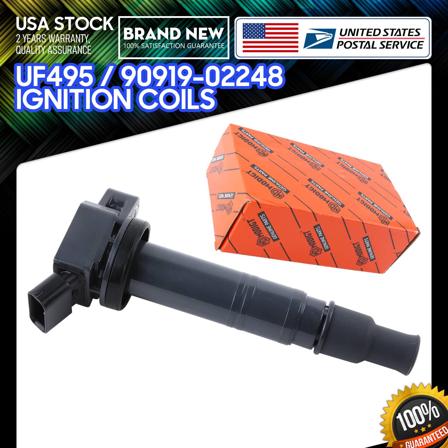 GENUINE & DURABLE x1 Ignition Coil For Toyota & Lexus I4 V6 V8 90919-02248