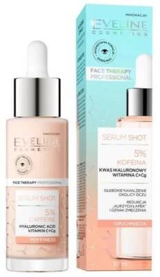 Eveline Face Therapy Professional Serum Shot Treatment 5 Caffeine Puffiness 30ml