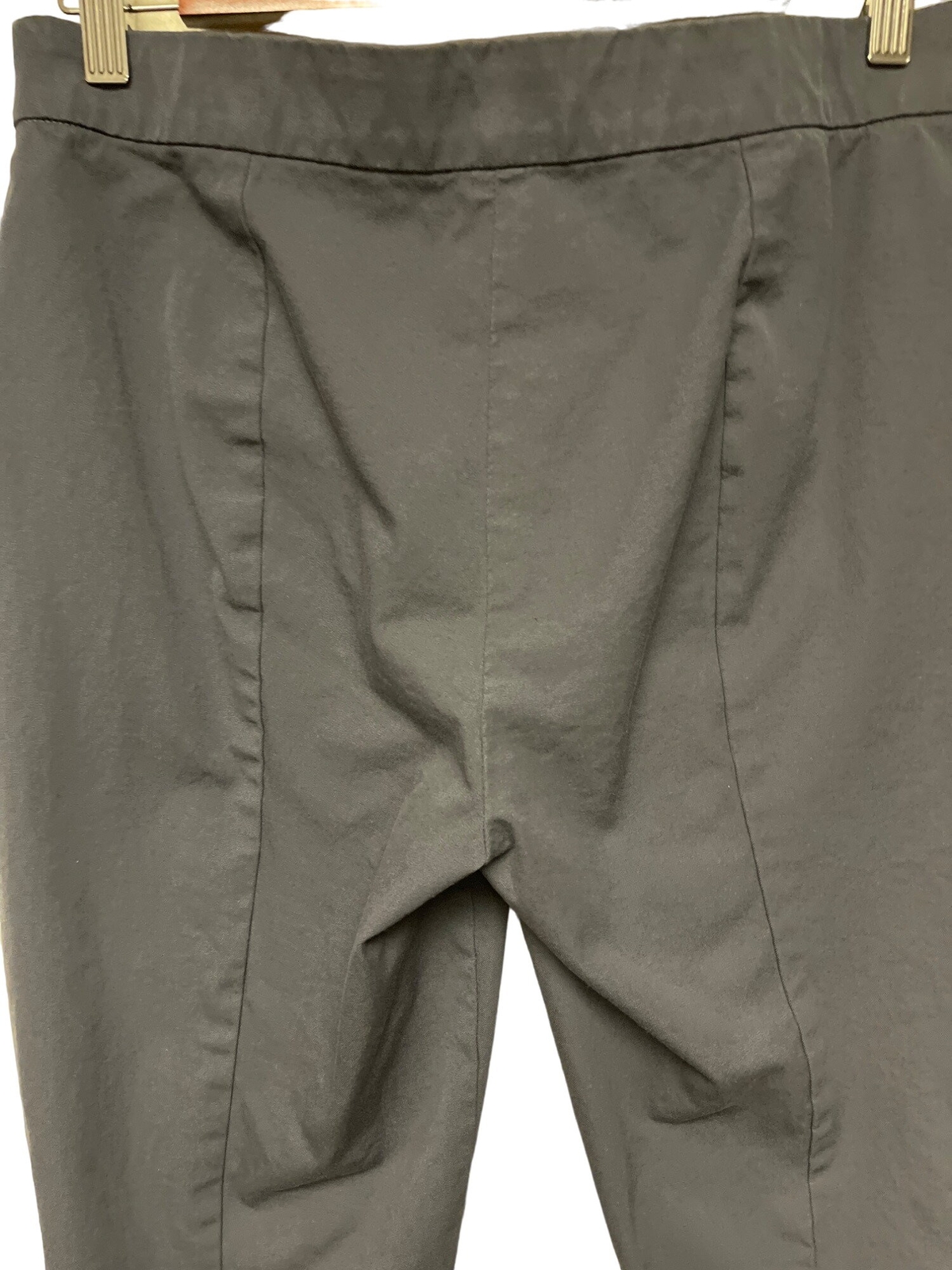 Everlane Side Zip Stretch Cotton Pants Grey Women… - image 6