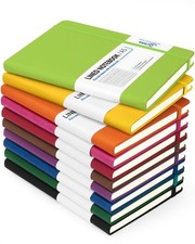 Hardcover Journal Notebooks, 10 Packs A5 Lined Journals Bulk for Writing 200 ...