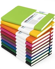 Hardcover Journal Notebooks, 10 Packs A5 Lined Journals Bulk for Writing 200 ...