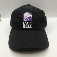Taco Bell Cap Live Mas Original Purple Logo Authentic Black Rare Hat Collector