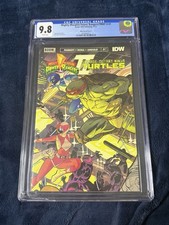BOOM! Studios Mighty Morphin Power Rangers/TMNT II #1 CGC 9.8 Mora Variant Cover