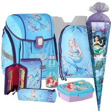 Mermaid Meerjungfrau Schulranzen Tornister Ranzen Schulrucksack Set Schultüte