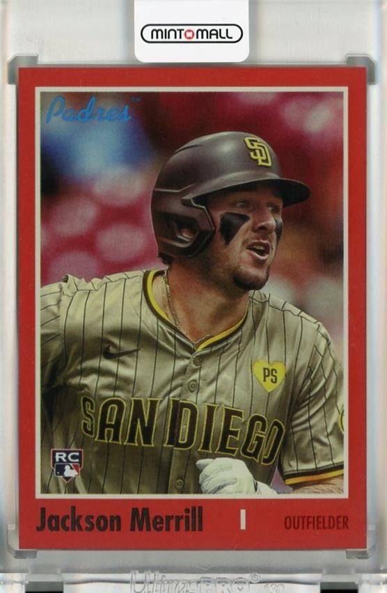 2024 Topps Archives Jackson Merrill Red Hot Foilboard Rc 156 31/50