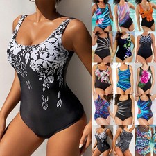Swimming Costume Plus Size Swimwear Athletic | Sports One Piece Ladies Swimsuit
