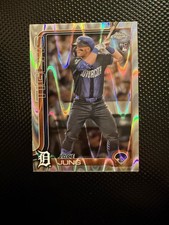2025 Topps Chrome - Jace Jung #225 RayWave Refractor (RC)