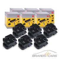 6X NGK ZÜNdspule FÜR Mercedes Mercedes W202 W203 CLK W210 W211 W463 W220 W639