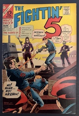 Fightin 5 # 40~ Real Nice VG+/F-  1st Appearance Peacemaker ~ Charlton 1966   