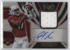 2019 Panini Select Rookie Signature Memorabilia 56/99 Hakeem Butler Auto 0eo6