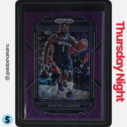 2022 PANINI PRIZM #214 ZION WILLIAMSON PRIZMS CHOICE PURPLE /20