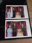 GB Queen Mothers 100th M/S FDI Clarence House Postmark on Postcard x 2