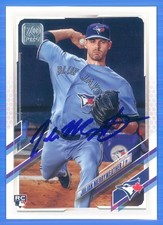JULIAN MERRYWEATHER Signed/Autographed 2021 Topps RC Card #581 Blue Jays w/COA b