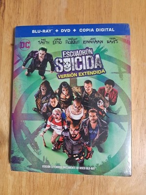 Suicide Squad Blu-ray 2016 Extended Version Will Smith Margot Robbie DC Comics