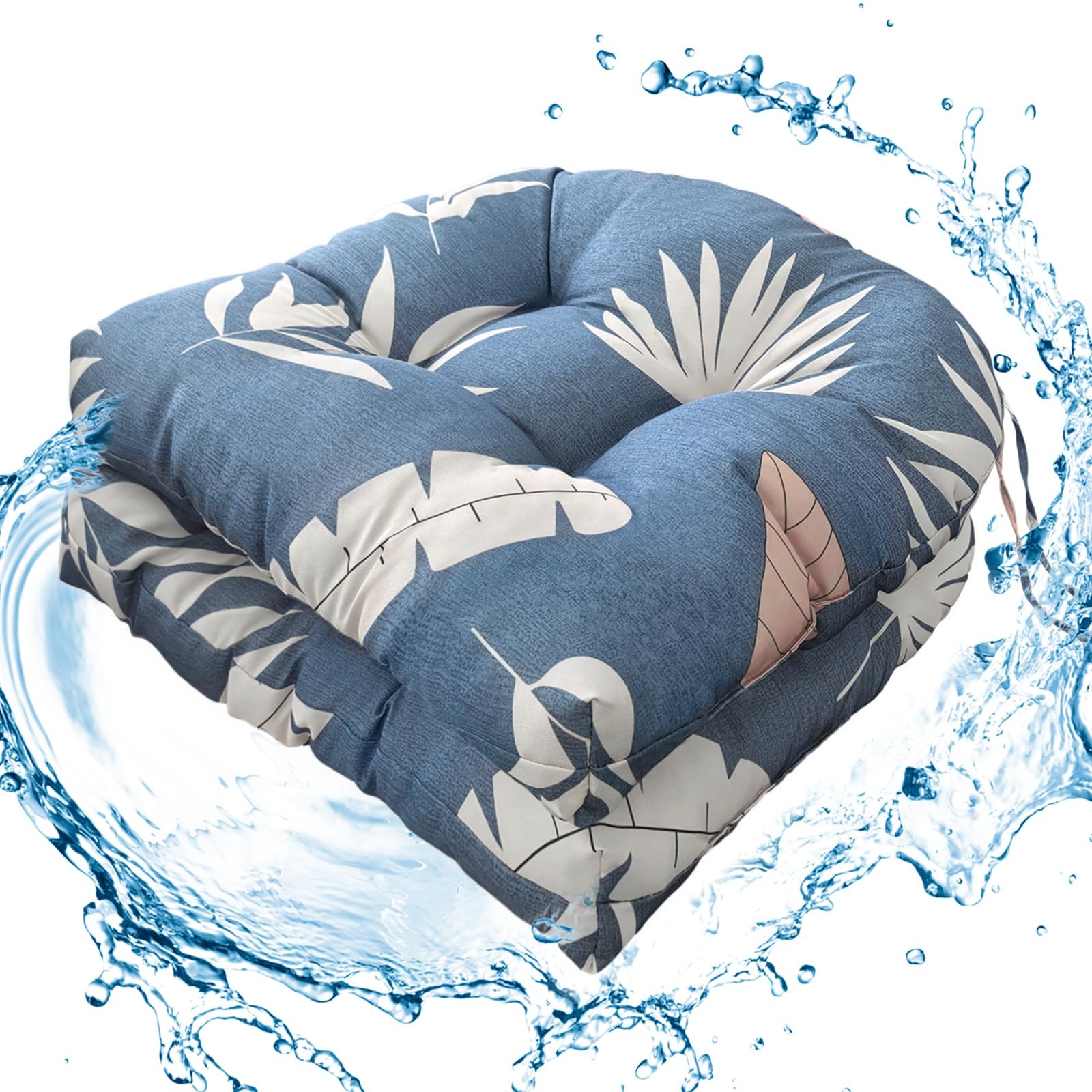 Cushions Waterproof Seat Cushions Wicker Floral Patio