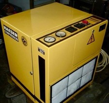 Compressore kaeser silenziato 15 CV 10 atm, serbatoio 500l + essiccatore ad aria