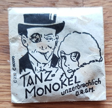 SCHERZARTIKEL: MONOKEL EINGLAS BRILLE KNEIFER RUND - ALT, VOR 1945 - Ø 40mm