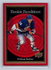 2023-24 Upper Deck Trilogy William Dufour Rookie Renditions Red #/799 #RR-35