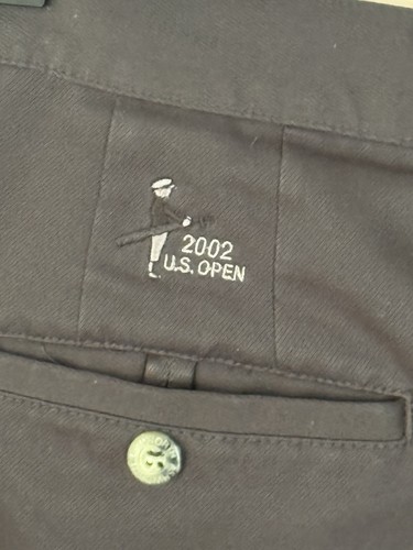 Ashworth Shorts Mens 34 Wicking Breathable US Open 2002 Pleated Weather System - Picture 3 of 5