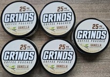 5 Containers of Vanilla Coffee Grinds Coffee as Seen on Shark Tank New