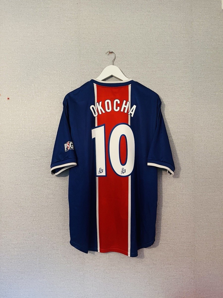 PSG Home Football Shirt 1999/2000 Okocha XL Original Soccer Jersey