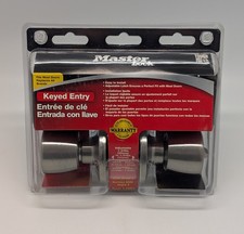 NEW Master Lock Keyed Entry Satin Nickel Adju...