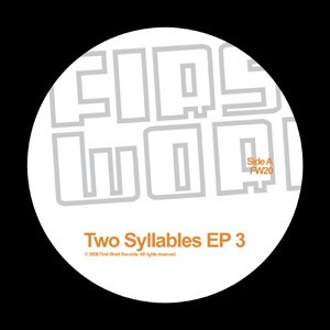 Various - Two Syllables EP Vol 3 - Vinyl Record 12 - Z4593z