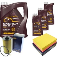 SCT Inspektionspaket 8L Mannol Energy 5W-30 FüR BMW 7Er E38 740I Il 735I