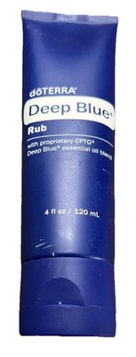 doTERRA Deep Blue Rub 4 fl oz / 120 mL Soothing Topical Cream - Blue Tube *3K