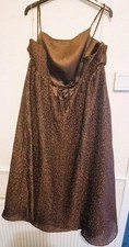Ladies Evening Party Dress By Glamorous Size 16 Brown